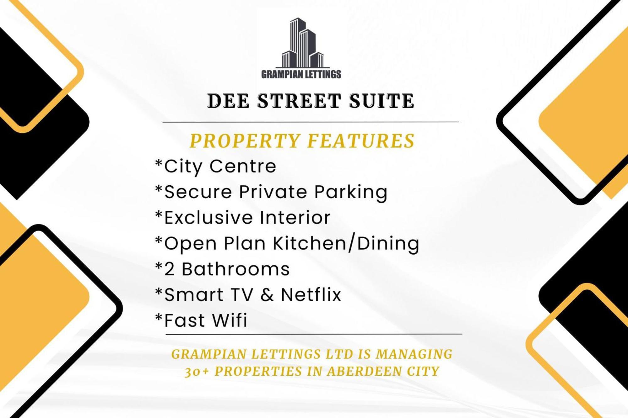 Dee Street Suite - Grampian Lettings Ltd Aberdeen Esterno foto